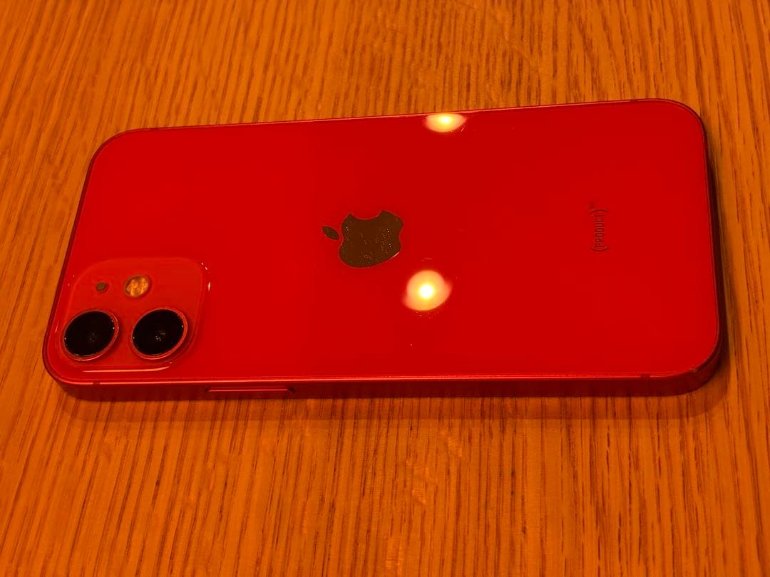iPhone12mini 64GB SIMフリー　レッド　最大容量100%
