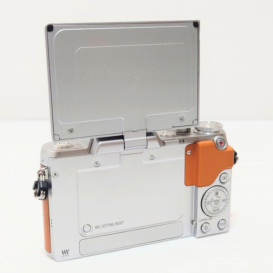 【美品】LUMIX DMC-GF7Wミラーレス一眼 ブラウン ダブルレンズ