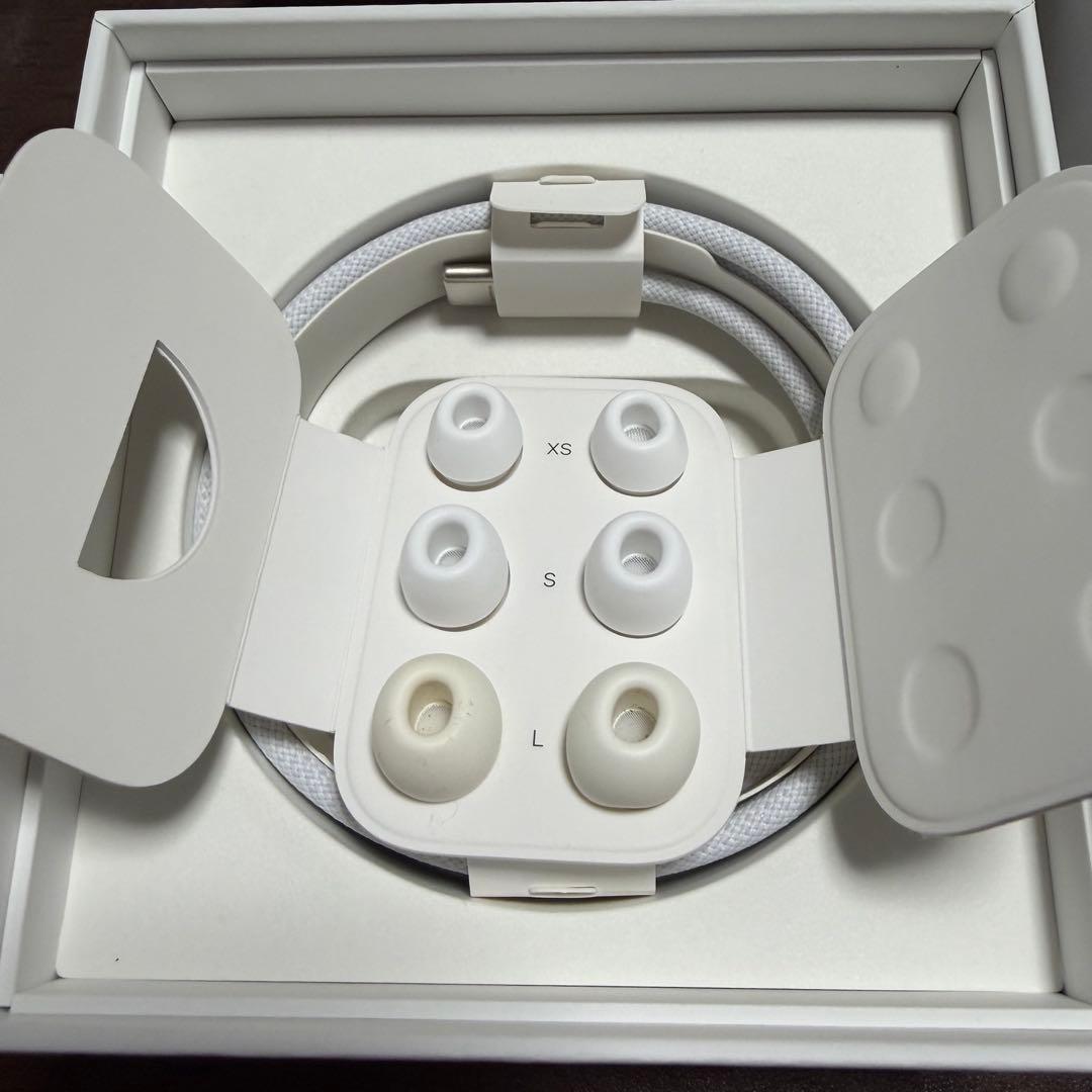 AirPodsPro2 ホワイト USB-C充電ケース付き