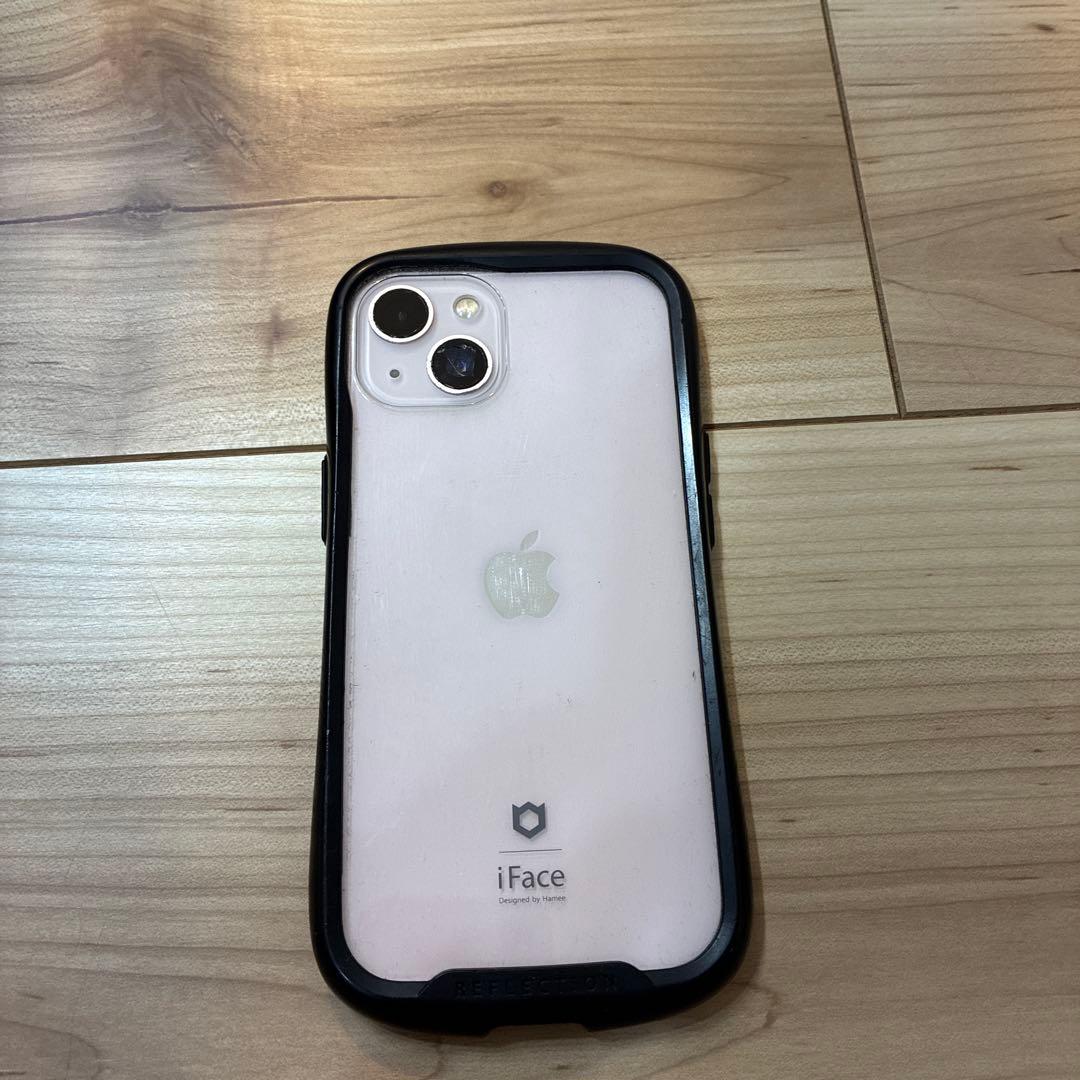 iPhone 13 本体 128GB ピンク カメラ割れあり バッテリー99%