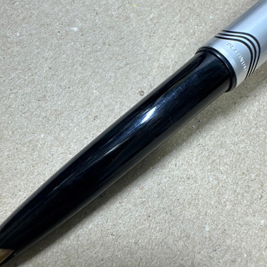 新品 廃盤 PLATINUM プラチナ 万年筆 poket 22k ブラック