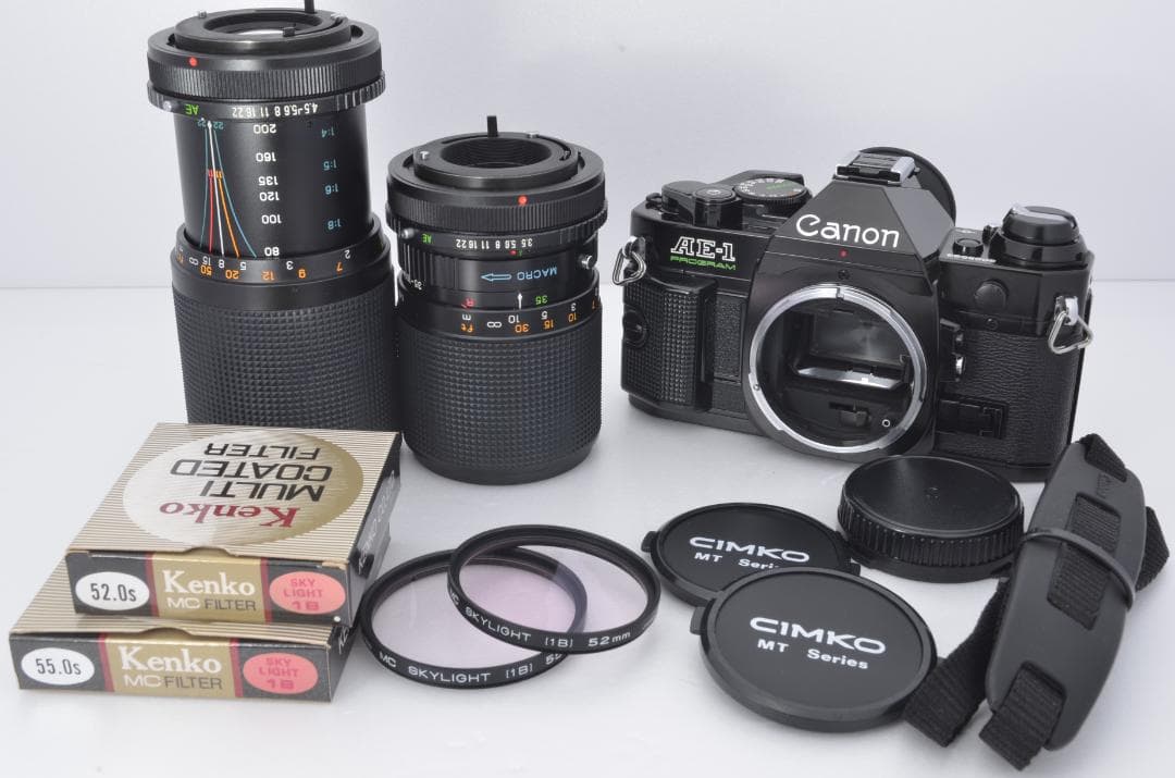 【完動☆美品】Canon キャノン AE-1 PROGRAM フィルムカメラ