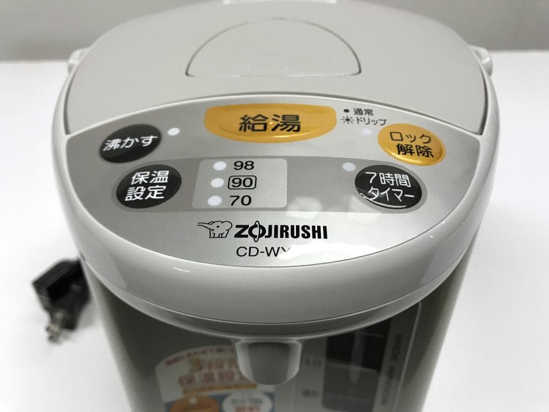 未使用品　象印 マイコン沸とう電動ポット 2.2L CD-WY22
