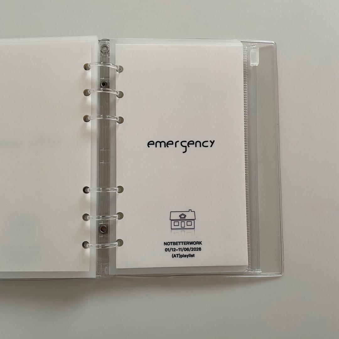 早い者勝ち　韓国　貯金　バインダー　カバー　リフィル　非売品　週予算