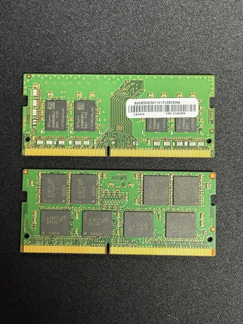RAMメモリ 8GB PC4 ×2セット 合計16
