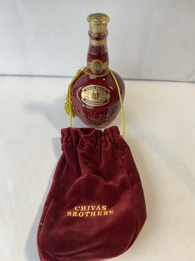【特級/古酒】ロイヤルサルート 21年 赤 700ml 赤陶器ボトル 未開栓
