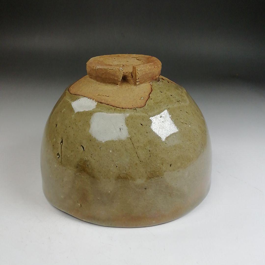 Ｗ３７３　茶碗　『虫明焼』『黒井千佐 作』　共箱　抹茶碗　茶道具