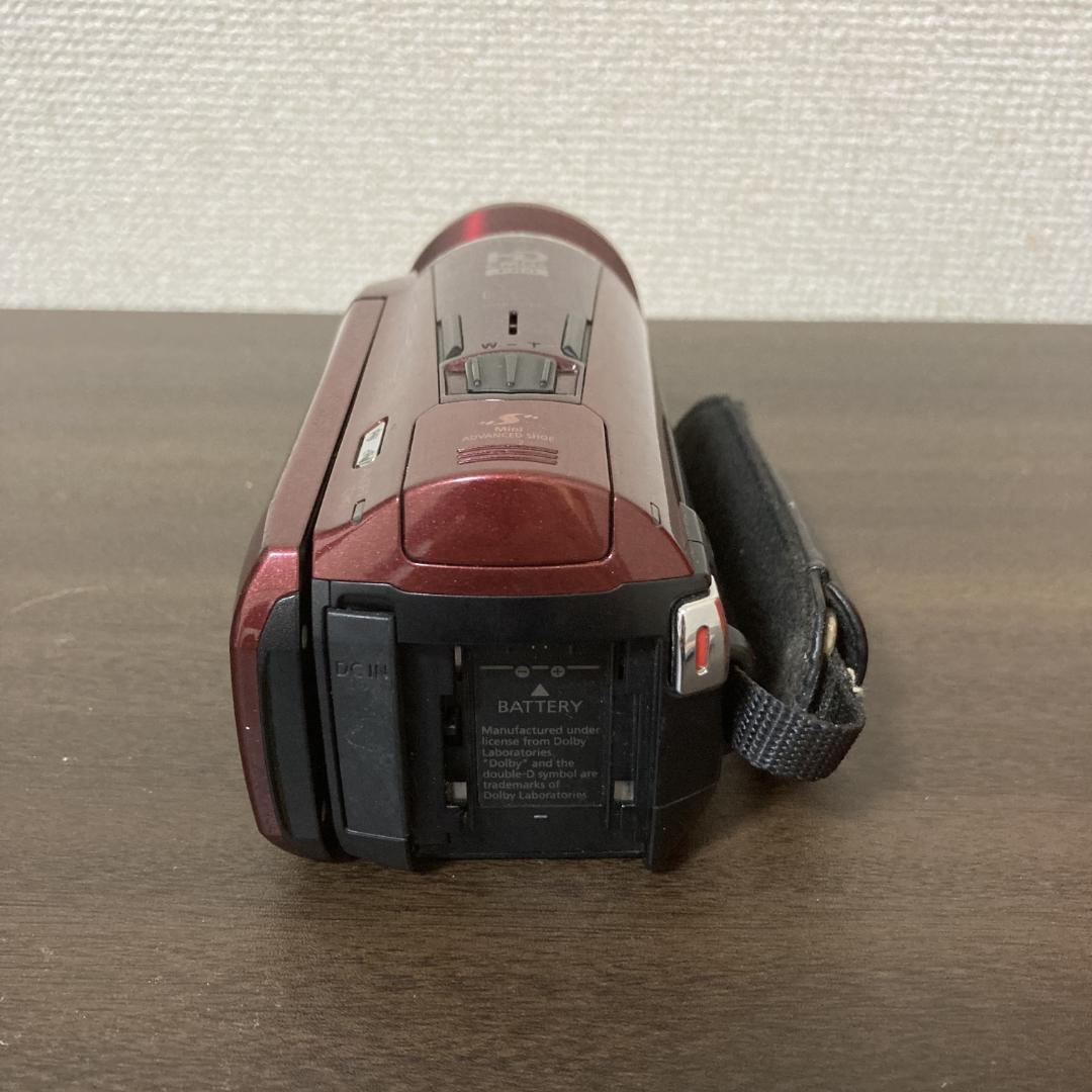 【美品】Canon キャノン iVIS HF M51 デジタルビデオカメラ 赤