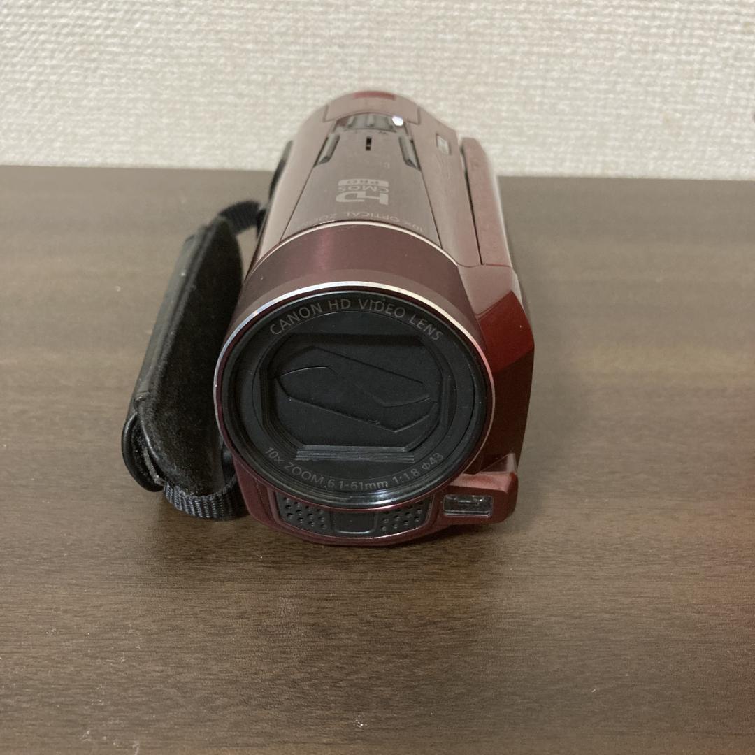 【美品】Canon キャノン iVIS HF M51 デジタルビデオカメラ 赤