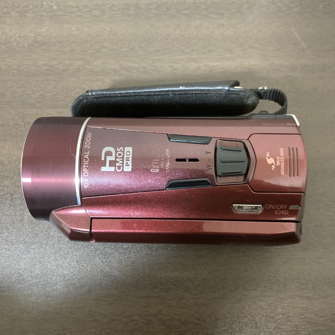 【美品】Canon キャノン iVIS HF M51 デジタルビデオカメラ 赤