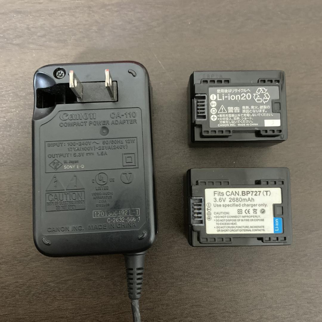 【美品】Canon キャノン iVIS HF M51 デジタルビデオカメラ 赤