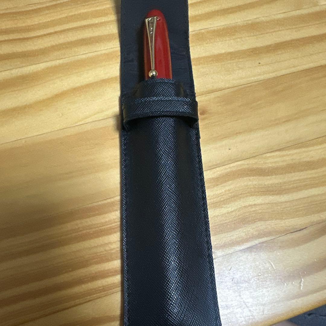 ナミキ 万年筆 最高級ウルシコレクション 中型 朱 N0.20 NAMIKI