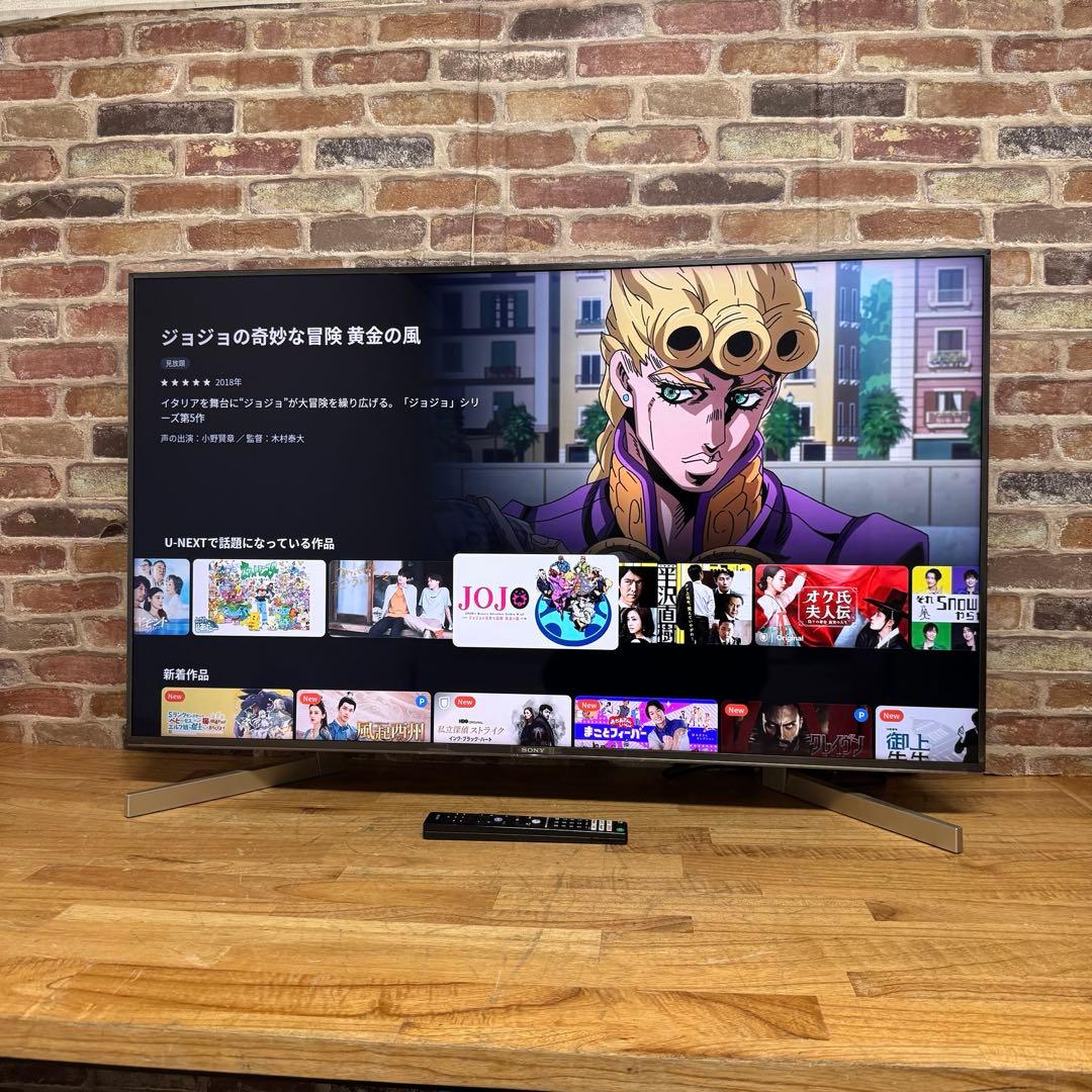 SONY 49V型 4K 液晶テレビ BRAVIA KJ-49X9000F