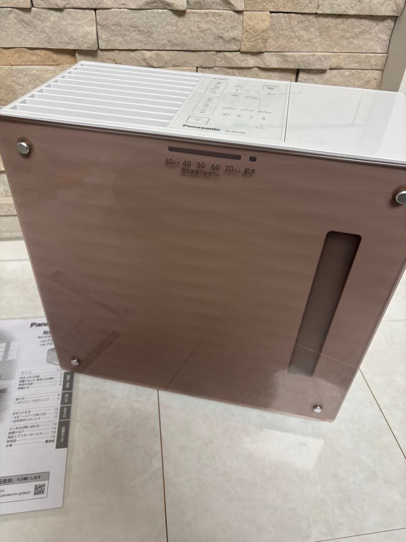 【美品】パナソニックPanasonic 気化式加湿器 FE-KXY05 24年製