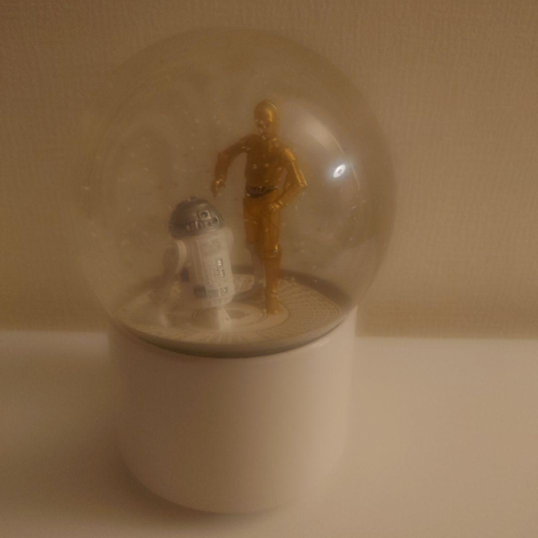 スターウォーズ スノーグローブ スピーカー R2-D2＆C-3PO