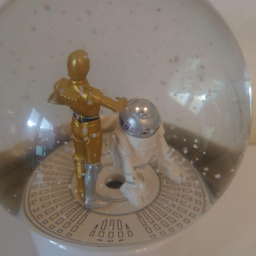 スターウォーズ スノーグローブ スピーカー R2-D2＆C-3PO