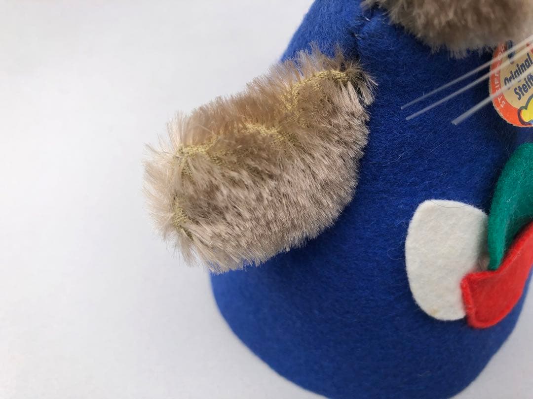 Steiff　ウサギのギフトカバー　Betthupferlhase　青オールID