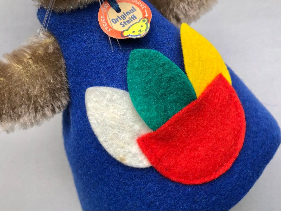 Steiff　ウサギのギフトカバー　Betthupferlhase　青オールID