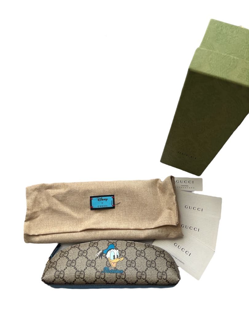 GUCCI グッチ　ペンケース 筆箱　ディズニーコラボ　ドナルドダッグ