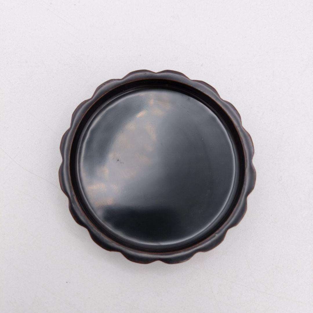 d053【未使用】香合 菊蒔絵 多田桂寛 木箱 茶道具