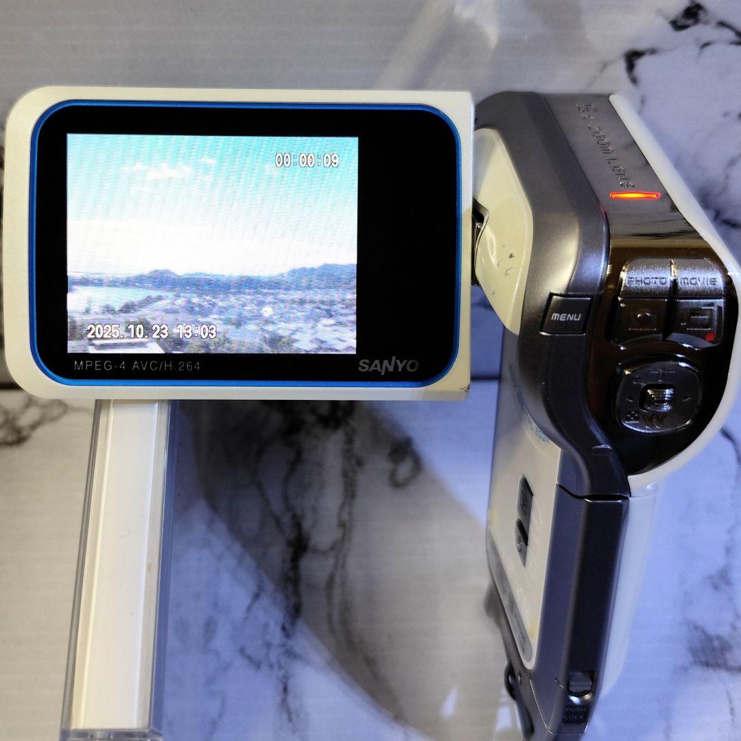 【動作確認済】SANYO 防水デジタルムービーカメラ Xacti DMX-CA8