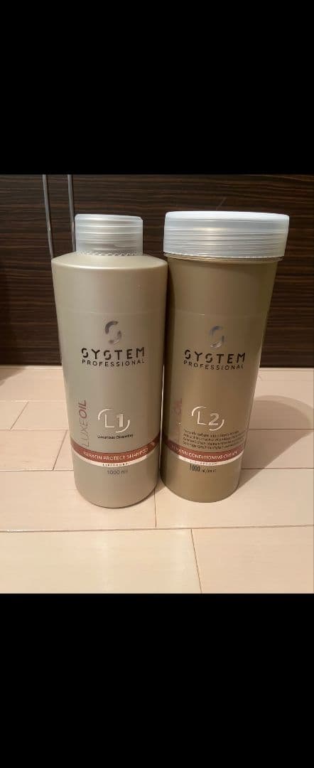 WELLA　SYSTEM　リュクスシャンプー＆コンディショナー　業務用