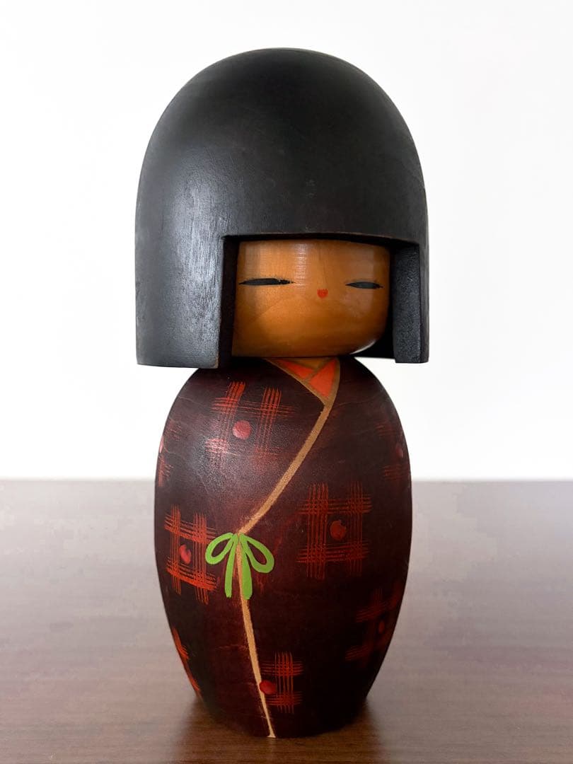 青木 蓼華 Ryoka 創作 こけし kokeshi doll レトロ 可愛い