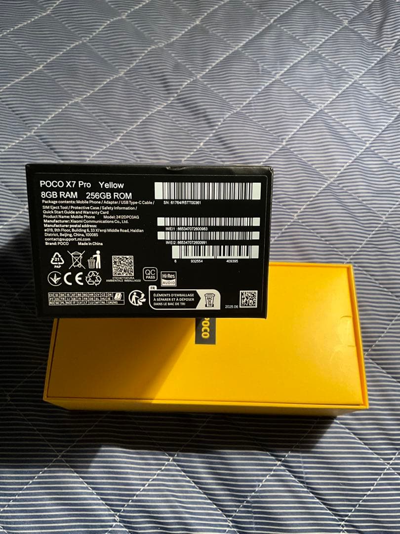 POCO X7 Pro 本体 充電器付き