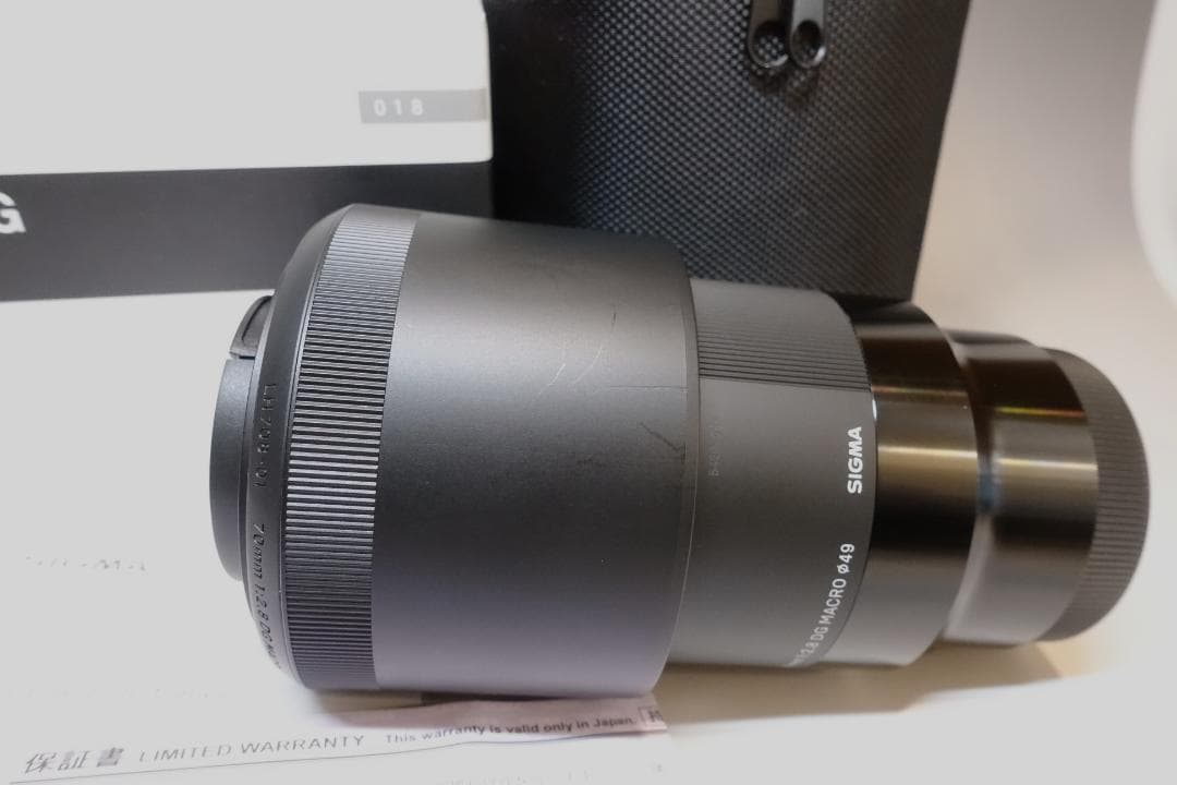 新品同様SIGMA 70mm F2.8 DG MACRO Art Eマウント