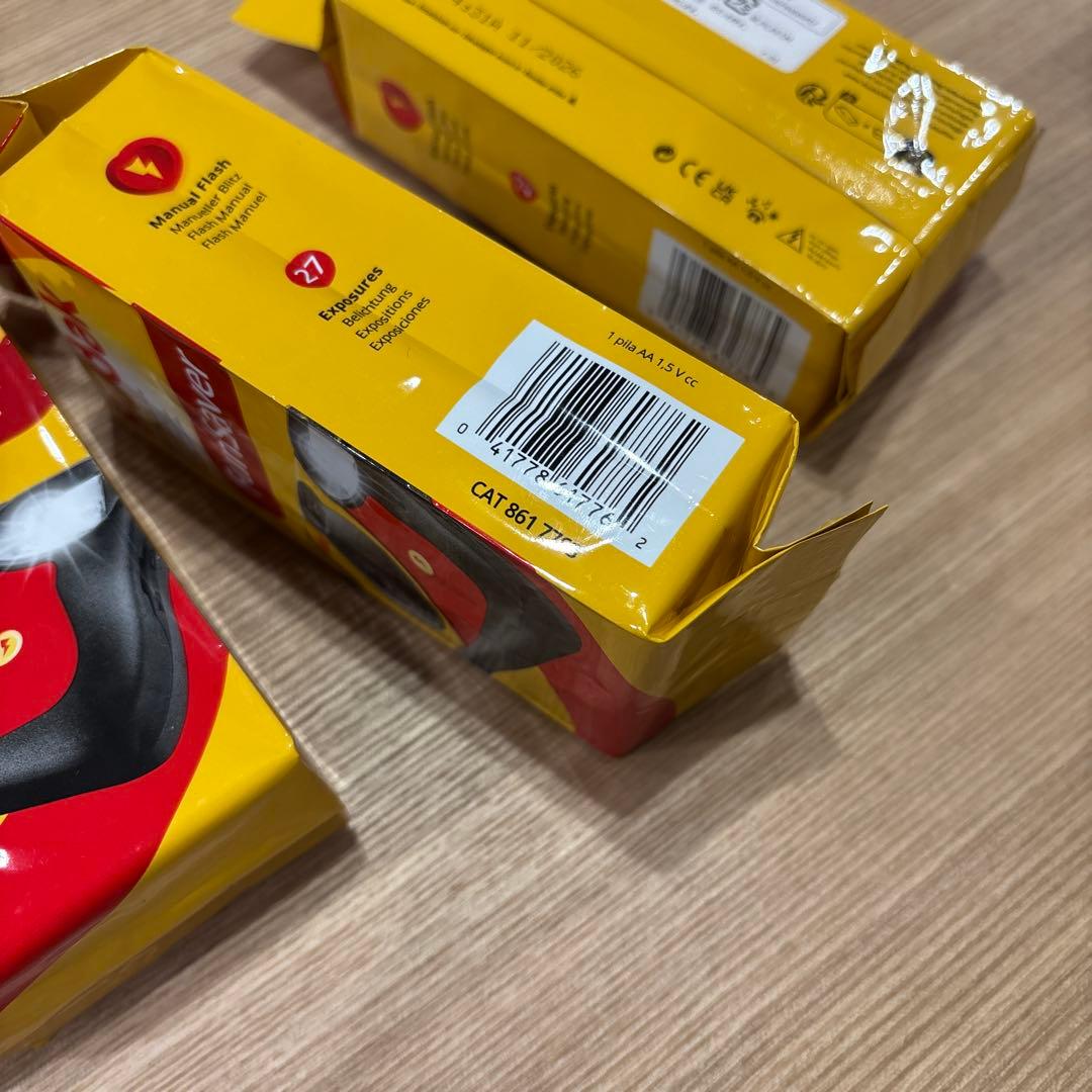 Kodak コダック ファンセーバー フラッシュ800 27枚撮 4個セット