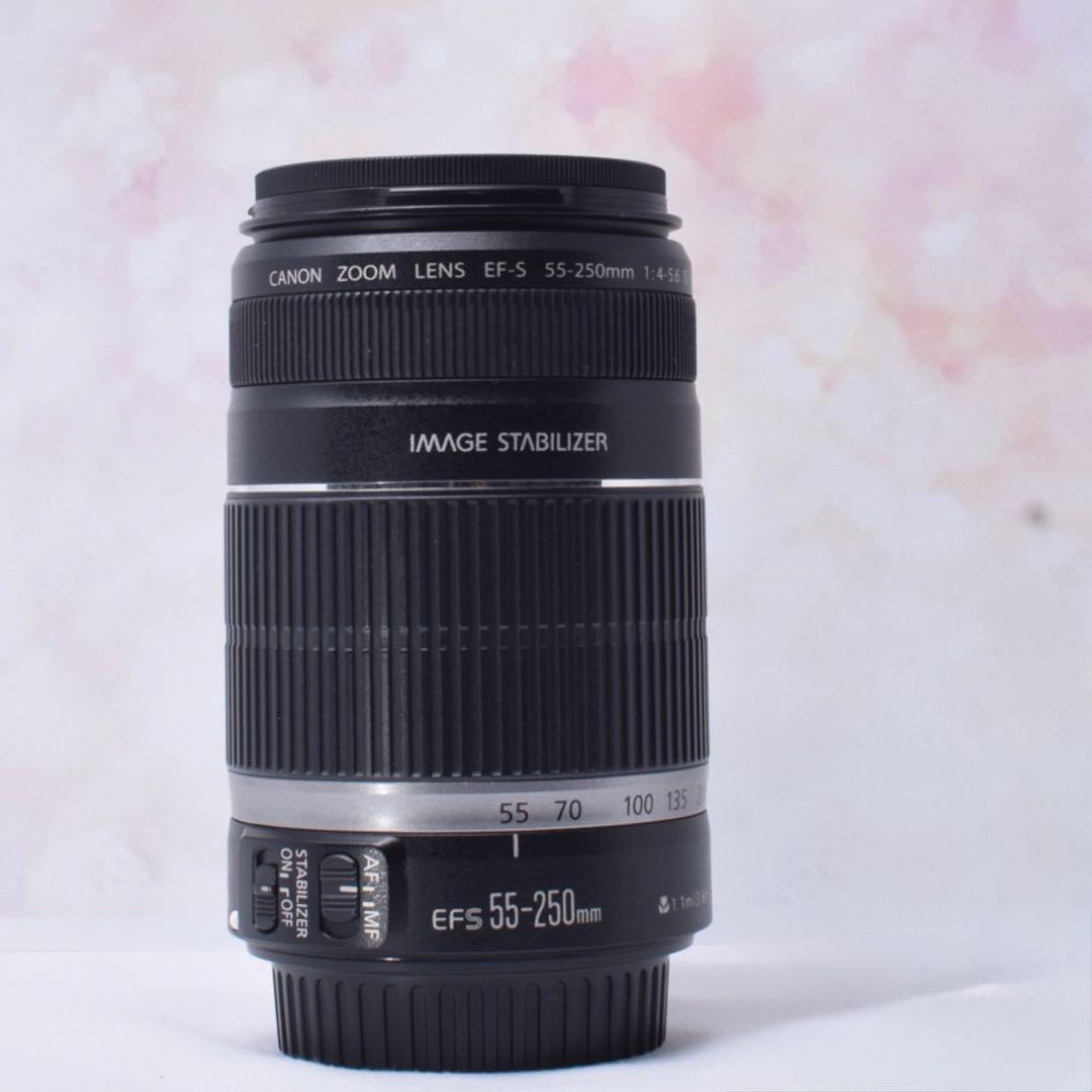 ❤️Canon EF-S 55-250mm F4-5.6 IS 望遠ズームレンズ❤️