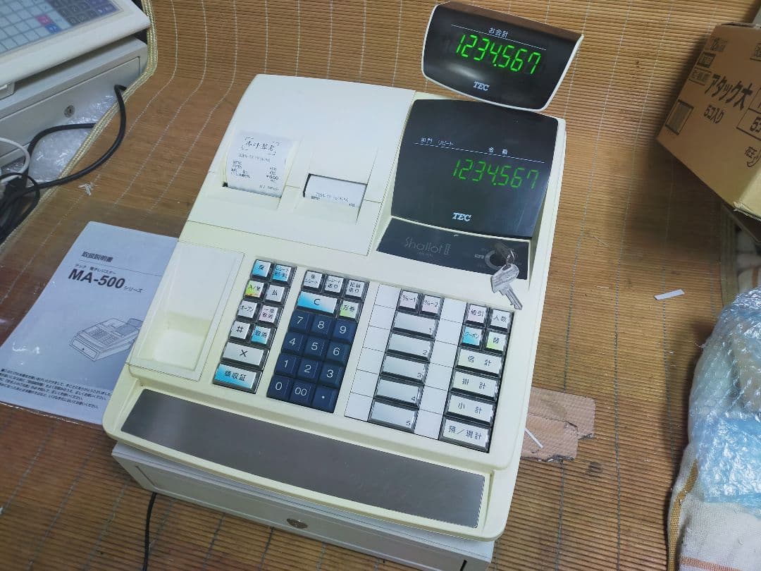 テックレジスター　MA-500　ツインプリンター　人気機種　202002