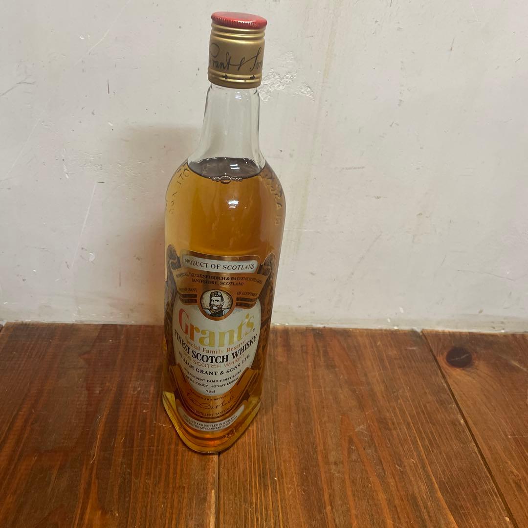 古酒　Grant's FINEST スコッチウイスキー　特級 750ml