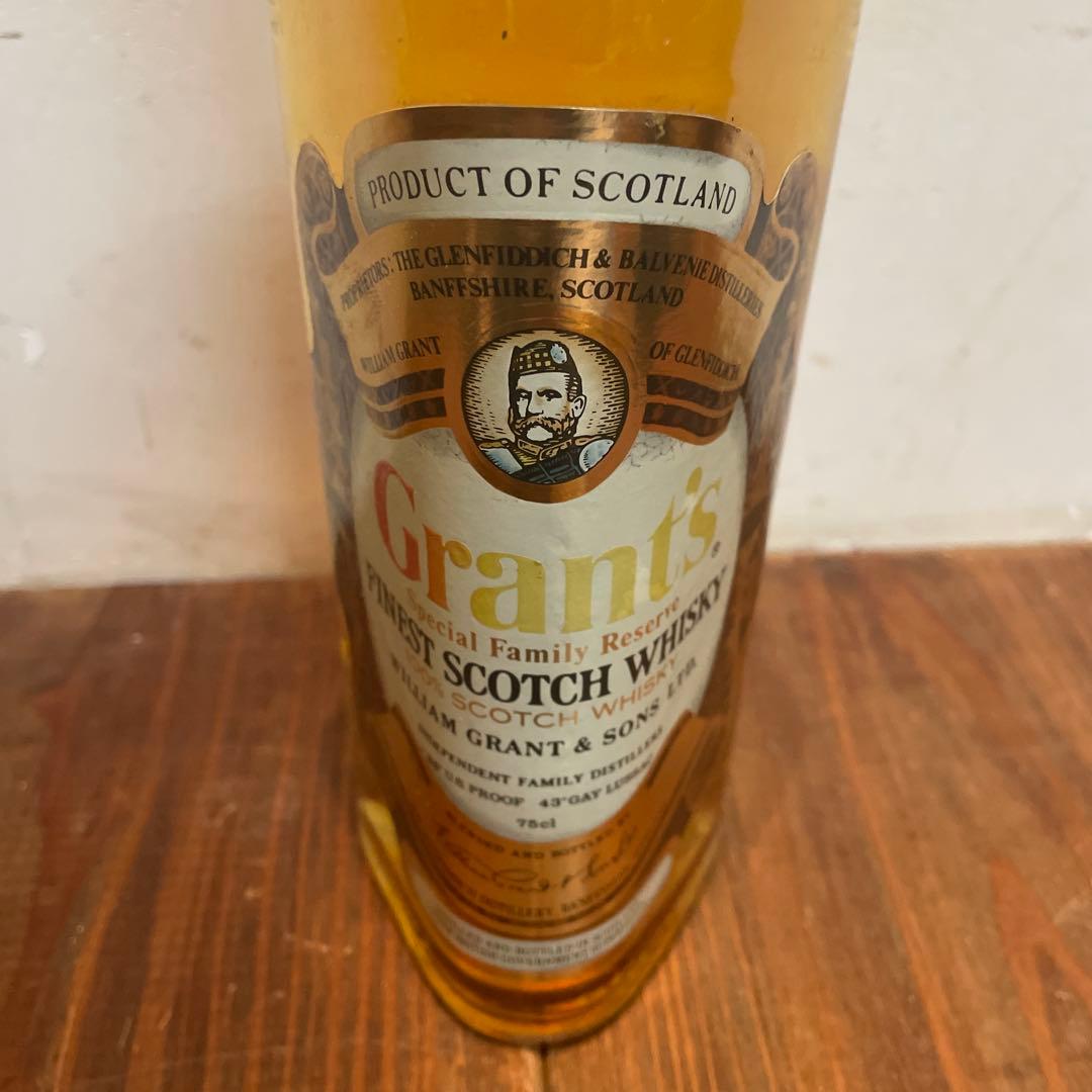 古酒　Grant's FINEST スコッチウイスキー　特級 750ml