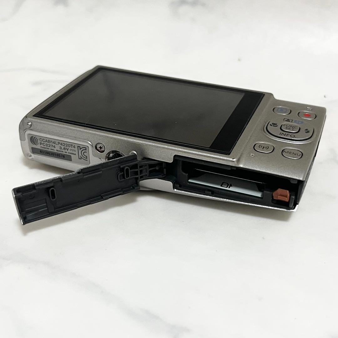 美品 Canon キャノン IXY650 シルバー コンパクトデジタルカメラ