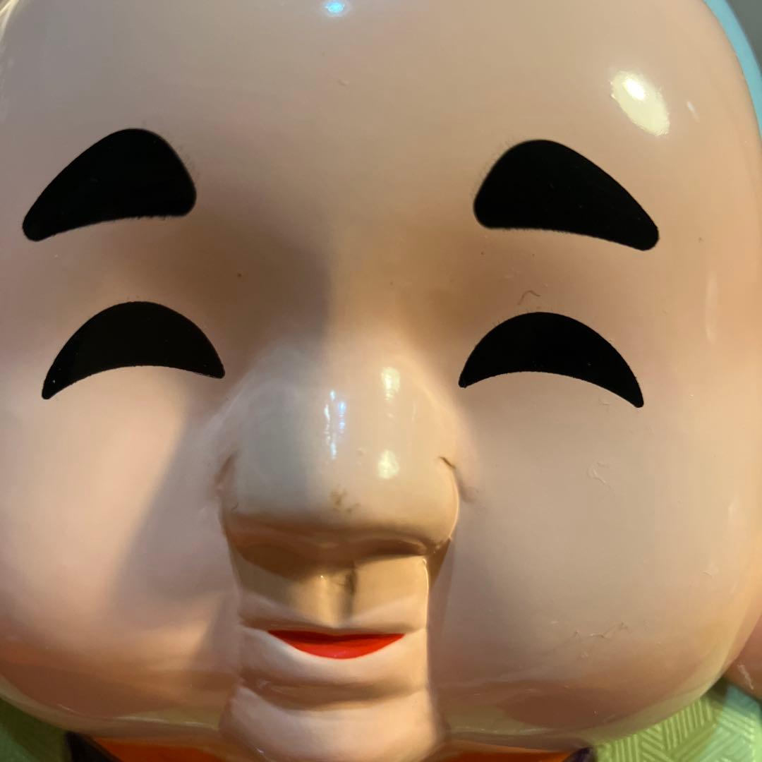 ★ 非売品 江崎グリコノベルティ景品 / 招福 からくりおじぎ時計　福助