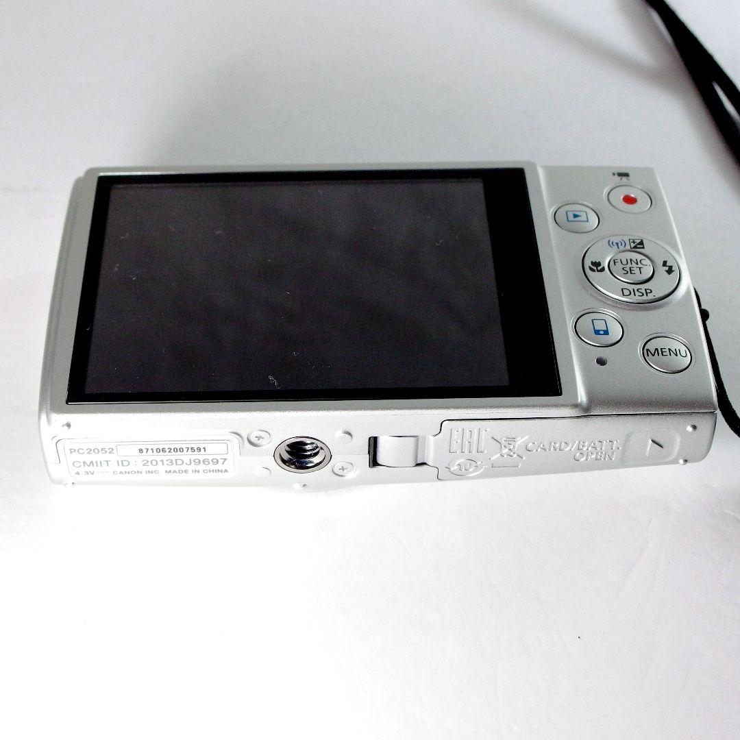 完動 美品 Canon IXY 630 シルバー ストラップ カメラケース付