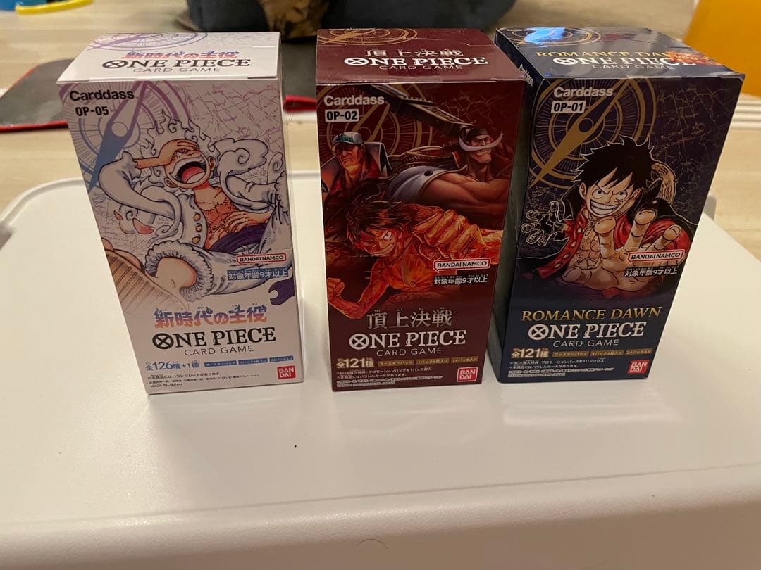 ワンピースカード 未開封BOX 3箱セット ROMANCE DAWN新時代の主役