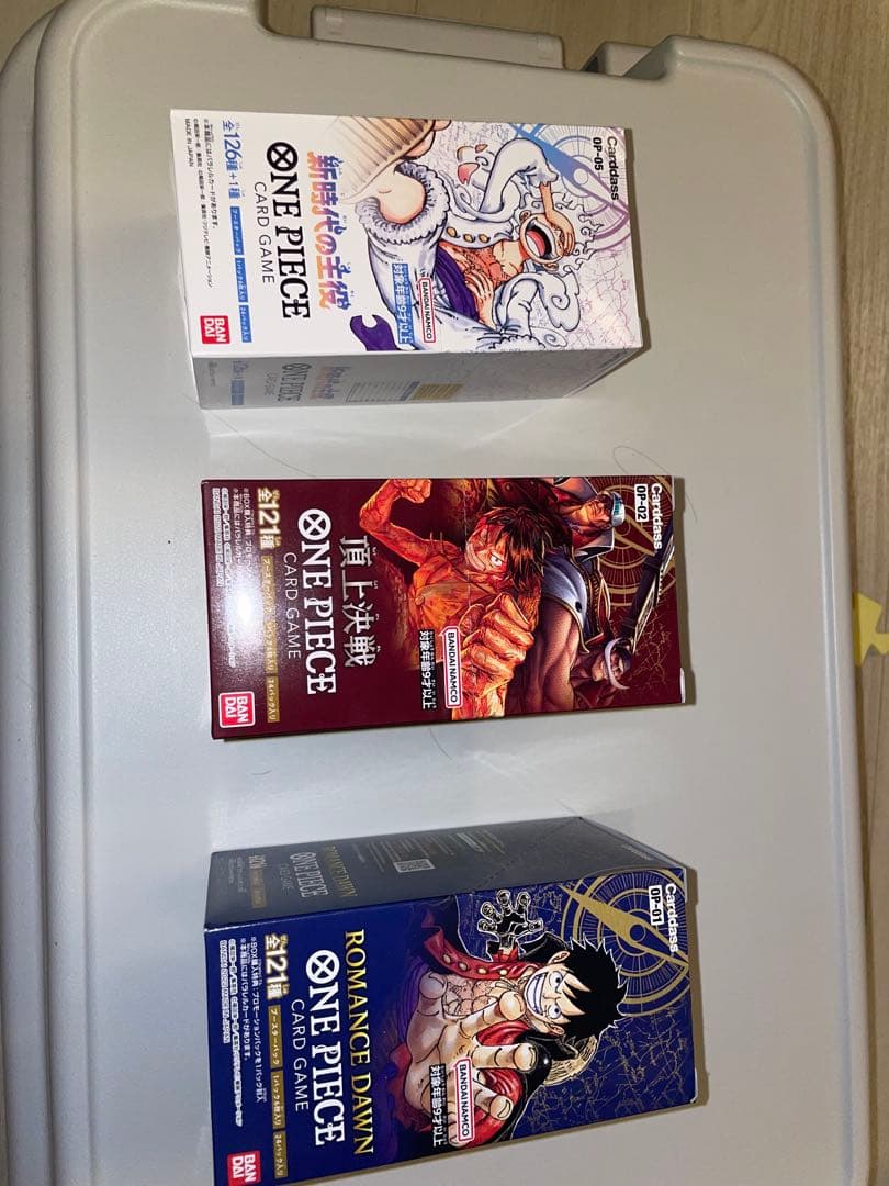 ワンピースカード 未開封BOX 3箱セット ROMANCE DAWN新時代の主役