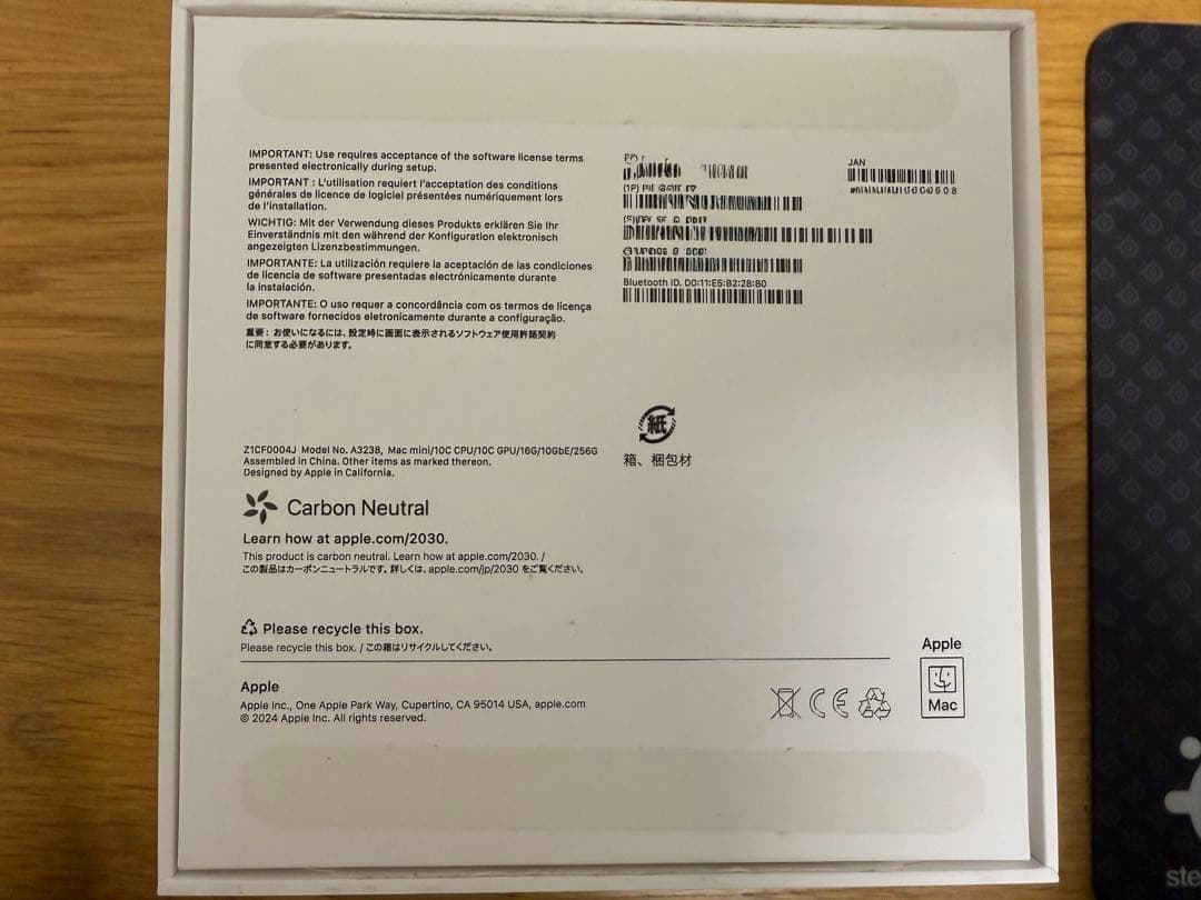 Mac mini m4 万兆 10 GbE 極美品
