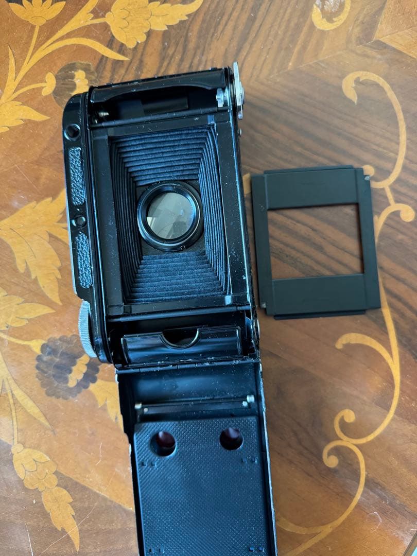 【希少・完動】Voigtländer Bessa 距離計付 蛇腹カメラ　マスク付
