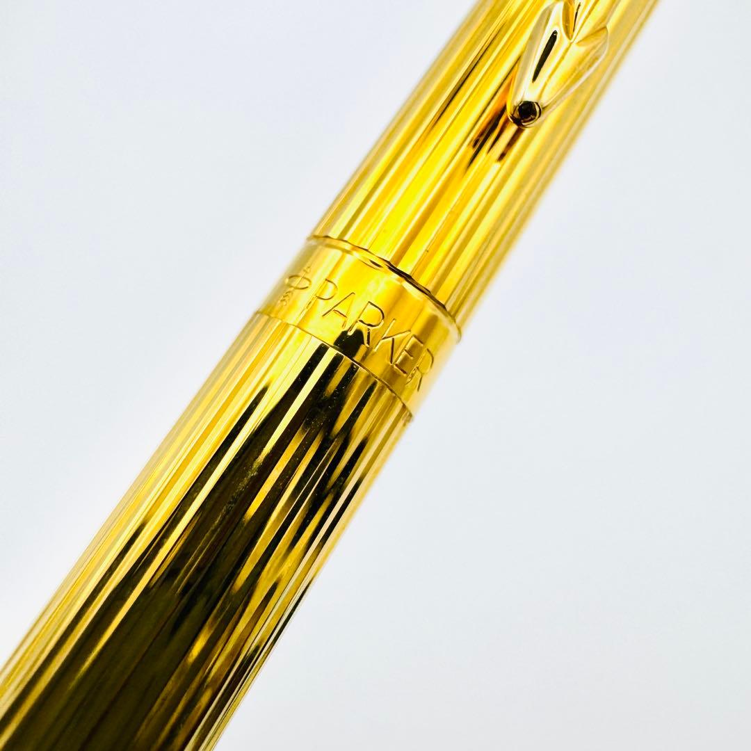 極美品 パーカー PARKER ゴールド ボールペン PL 刻印 フランス 希少