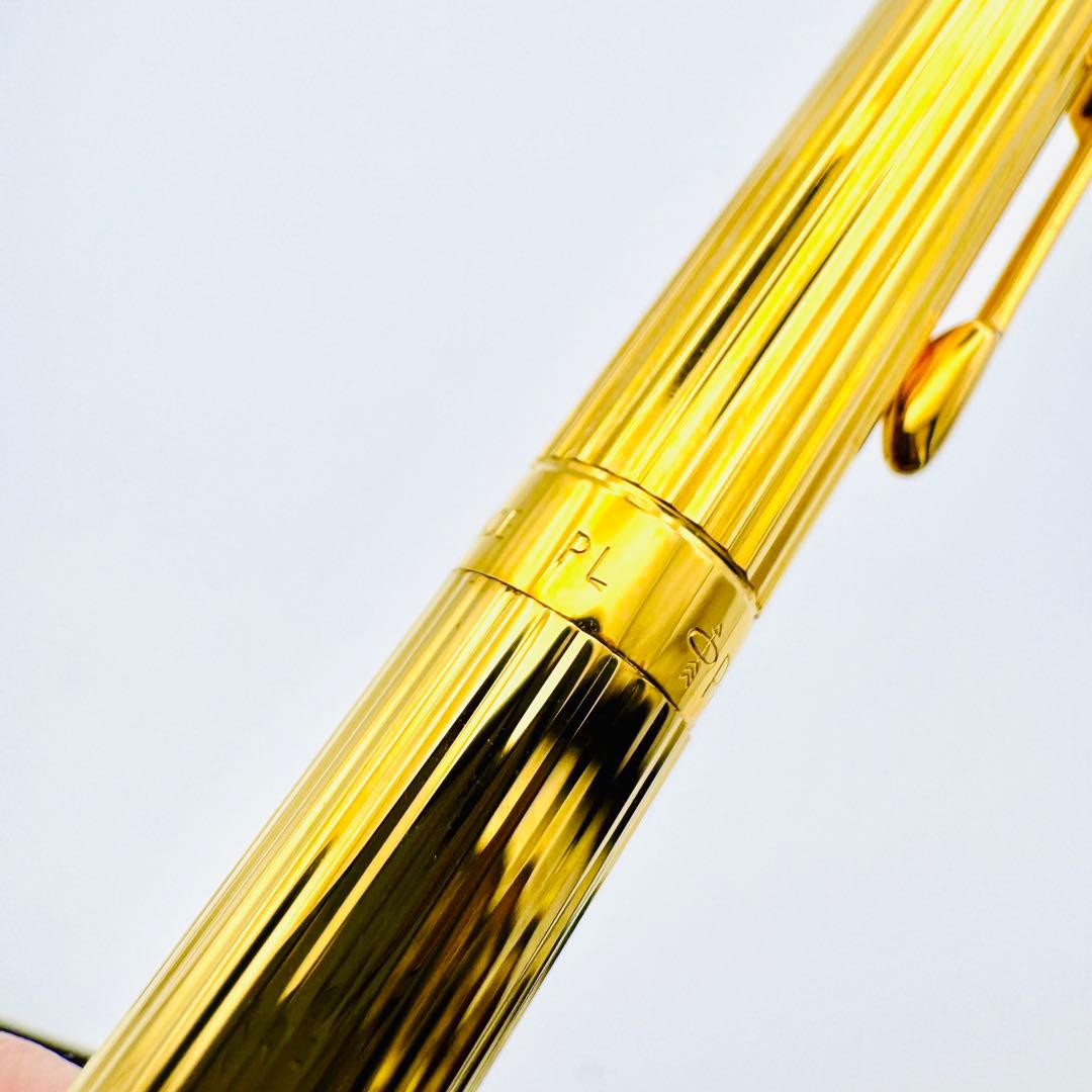極美品 パーカー PARKER ゴールド ボールペン PL 刻印 フランス 希少
