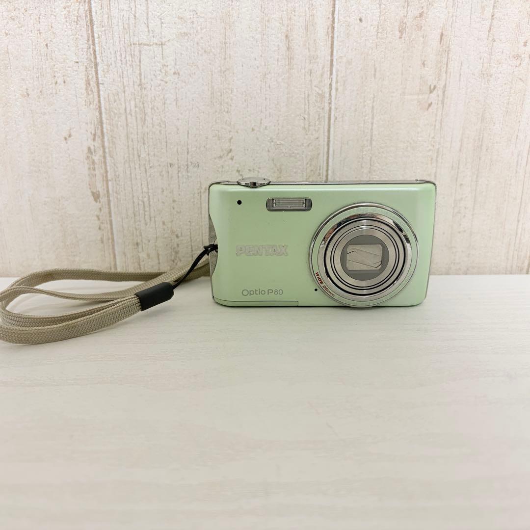 【レアカラー】PENTAX Optio P80 ピスタチオグリーン デジカメ