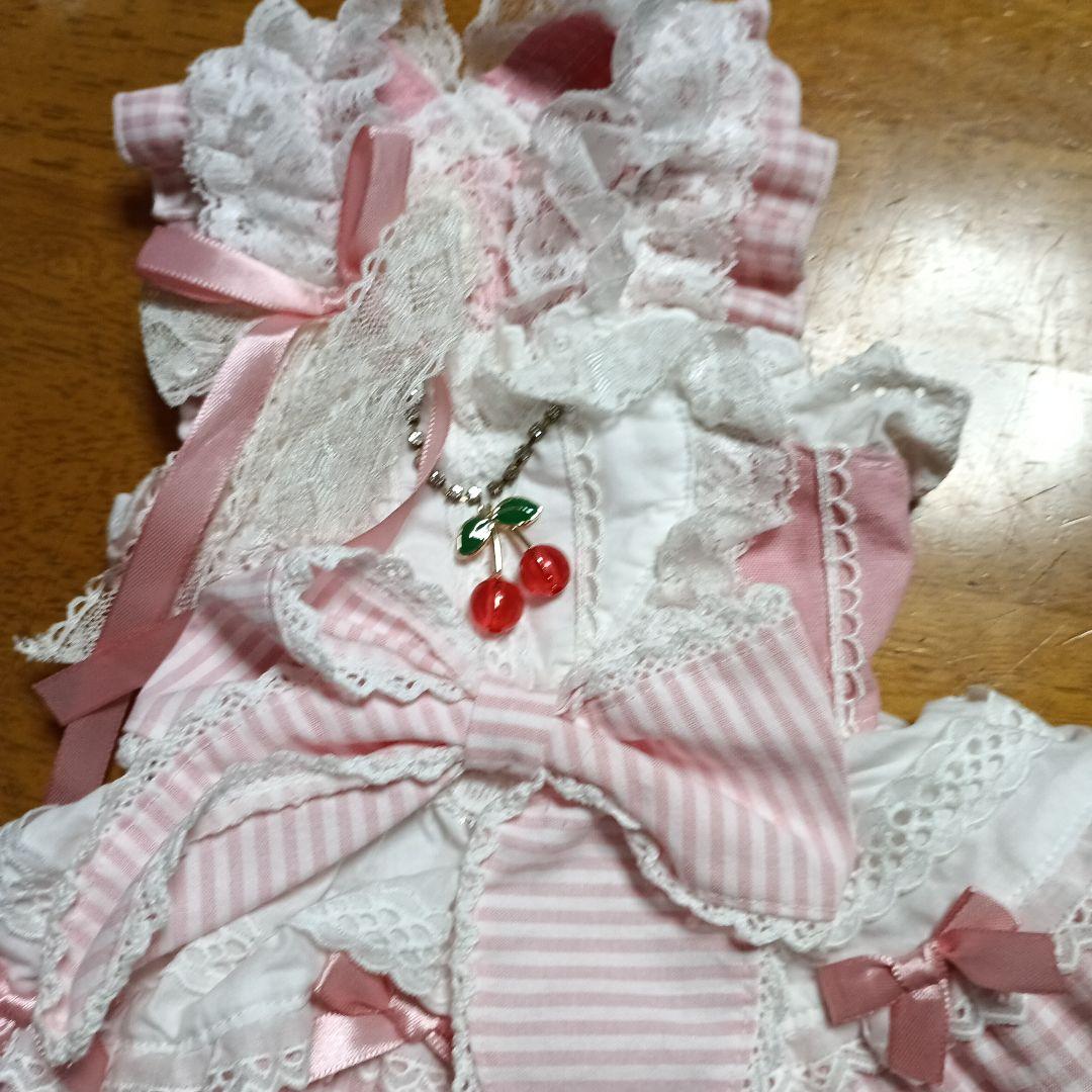 犬用ドレス Pule.Jam Ｆｉｒｓｔ ピンク　甘口ワンピ　犬服　ロリータ