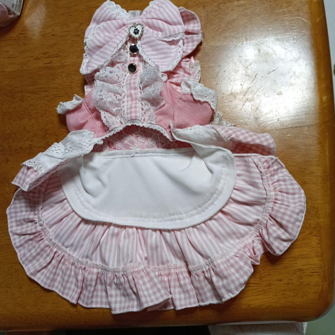 犬用ドレス Pule.Jam Ｆｉｒｓｔ ピンク　甘口ワンピ　犬服　ロリータ