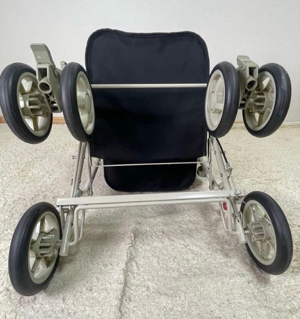 島製作所　SHIMA シルバーカー　マーチS　手押し車　花柄　折りたたみ