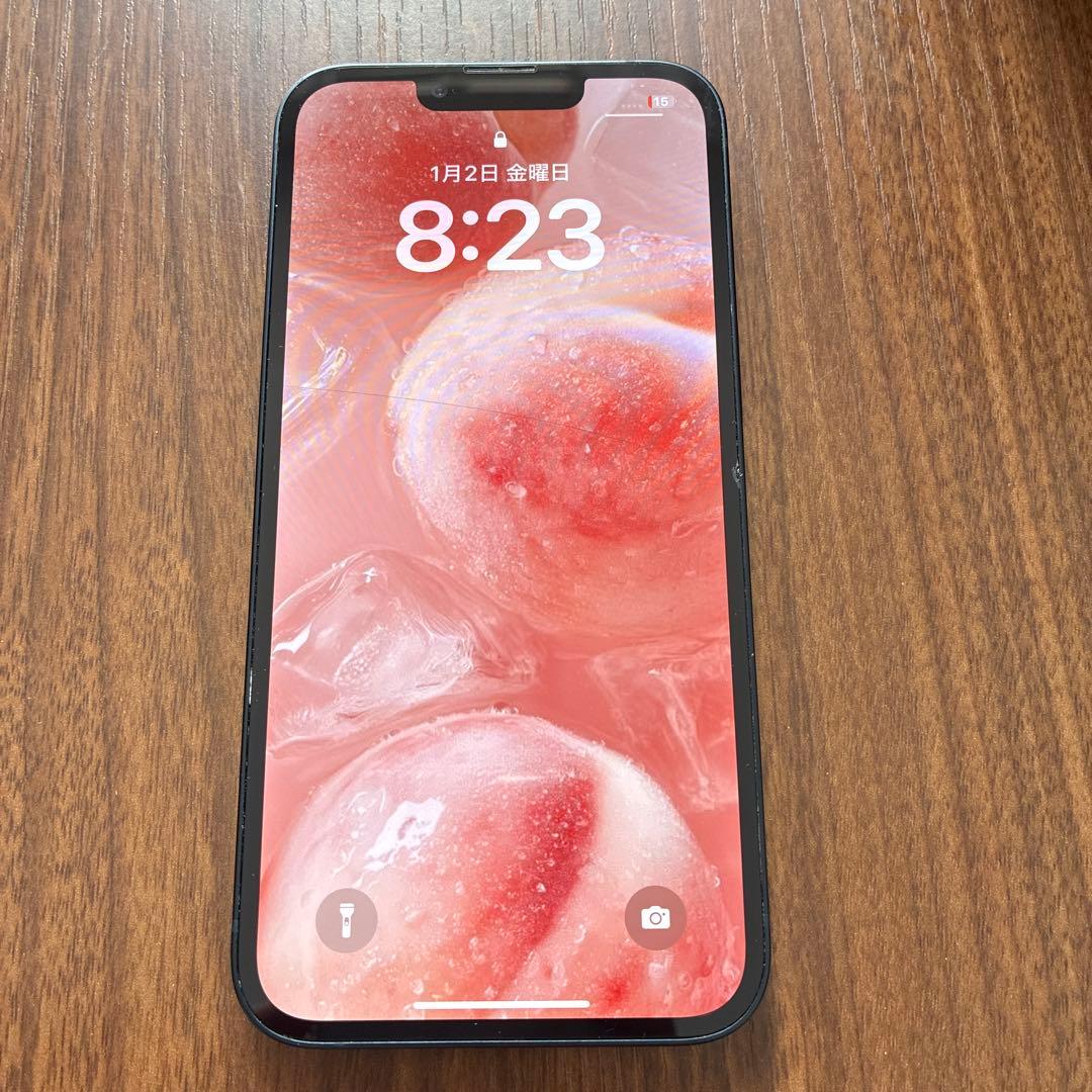 iPhone13 128GB SIMフリー バッテリー73% 画面傷あり
