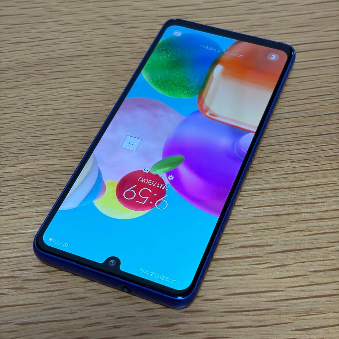 【外観美品】Galaxy A41 SCV48 au SIMロック解除品5445