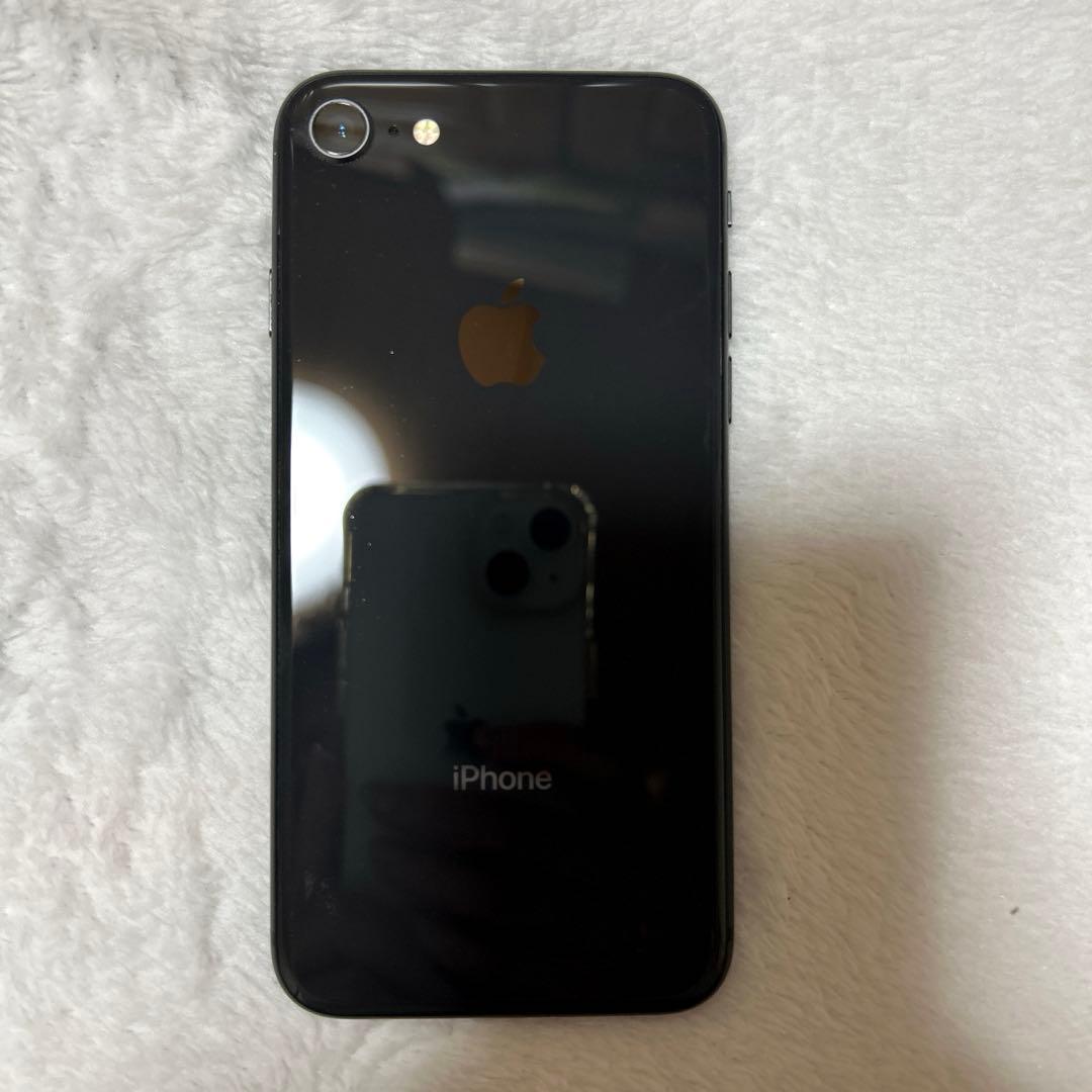 《美品》iPhone 8ブラック 64G動作確認済みSIMフリー最大容量100%